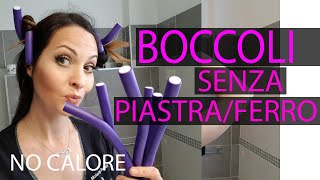 TUTORIAL CAPELLI MOSSI SENZA FERRO PIASTRA  BEACH WAVES  NON ROVINA I CAPELLI  SENZA CALORE [upl. by Afatsuom]