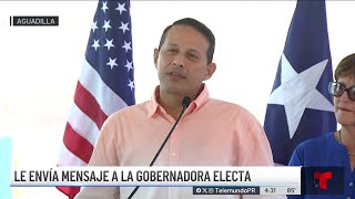 Alcalde de Aguadilla pide perdón al gobernador y directora de la AAA [upl. by Fulks]