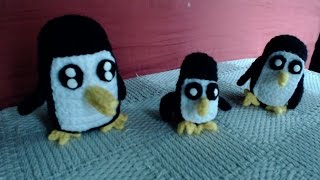 How to Crochet Gunter from Adventure Time Part 1 [upl. by Yvan268]