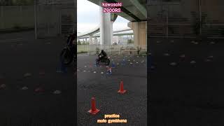 Kawasaki Z650RS course run practices moto gymkhana 2023101 [upl. by Gollin1]