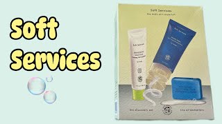 Soft Services Discovery Set Unboxing skincare [upl. by Ennaxxor]