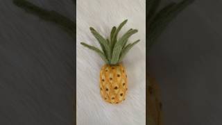 Needle Felting Pineapple [upl. by Amory]