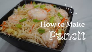 Pancit  Popular Filipino Noodle Dish  Easy to Make [upl. by Ellesor114]