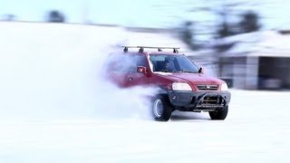 CRV H2B winter drift video [upl. by Poore840]