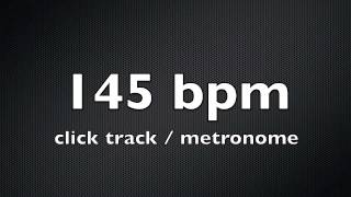 click track  metronome 145 bpm [upl. by Niu865]