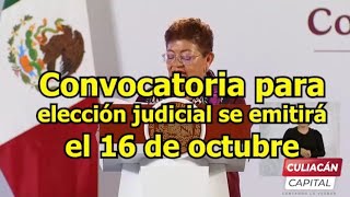 Convocatoria para elección judicial se emitirá el 16 de octubre Godoy Noticias México [upl. by Bee]