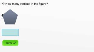 AdaptedMind Math  Counting Vertices Edges Faces Question 1 [upl. by Dave]