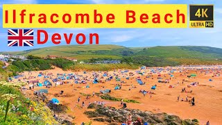 Ilfracombe  Woolacombe Beach Walk North Devon UK🇬🇧 [upl. by Dayle794]