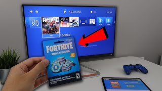 How to REDEEM FORTNITE VBUCKS CODE ON PS4 EASY METHOD [upl. by Iniffit]