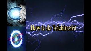 How to do Telekinesis for beginners REAL [upl. by Kalie]