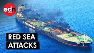 Houthi Rebels’ Most Devastating Attacks Red Sea Shipping Crisis [upl. by Nosilla]