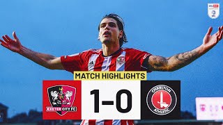 HIGHLIGHTS Exeter City 1 Charlton Athletic 0 91124 EFL Sky Bet League One [upl. by Elconin506]