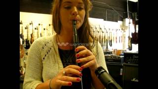 Dixon Bb tuneable Whistle played by Aisling ONeill of Hobgoblin Music Canterbury [upl. by Akihsal]