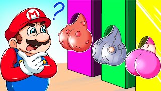 Marios Choice Part 2  Who Will Be Peach  Love Story  The Super Mario Bros Animation [upl. by Adnaral20]