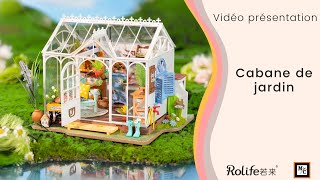 Cabane de jardin miniature ✂️  La Maison du Canevas et de La Broderie [upl. by Gnaw]