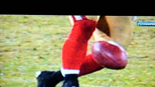 Punt Fumble off Kyle Williams Knee in 49ers Giants game [upl. by Ainej191]