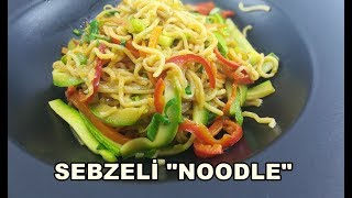 Sebzeli Noodle  Pratik Sebzeli Yumurtalı Makarna Nasıl Yapılır [upl. by Gonzalo]