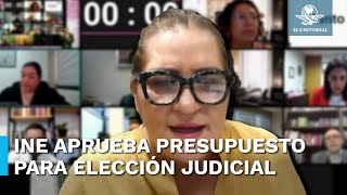 Presupuesto precautorio del INE para elección judicial asciende a 13 mil mdp [upl. by Fredericka]