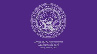 Graduate School  Commencement Spring 2024 [upl. by Formenti]