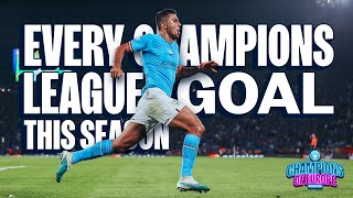 EVERY GOAL ON THE JOURNEY TO WINNING THE UEFA CHAMPIONS LEAGUE  Man City Champions of Europe [upl. by Alcine864]