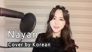 Nayan II Dhvani B II Hindi song II Cover by Korean [upl. by Stochmal417]