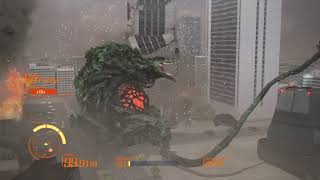 GODZILLA PS4  Biollante vs King Ghidorah [upl. by Kcirrek]