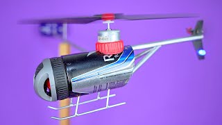 Make an Amazing Mini Electric Helicopter with recyclable materials [upl. by Notffilc959]