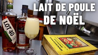 Lait de poule de Noël Eggnog  Recette traditionnelle de grandmaman Jehane Benoit [upl. by Nanyk282]