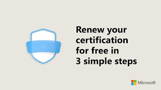 Renew your Microsoft Certifications for free Stay Microsoft Certified [upl. by Thar]