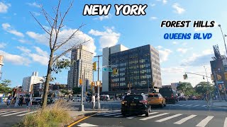 NYC DRIVEFROM FOREST HILLS TO JAMAICA ESTATES [upl. by Tiduj]