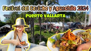 PUERTO VALLARTA FESTIVAL DEL CEVICHE Y AGUACHILE 2024 puertovallarta aguachile ceviches playas [upl. by Pacifa998]