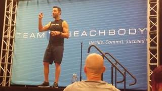 Tony Horton shares his story at P90X certification during Beachbody Summit 2016 [upl. by Dj]