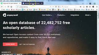 Using Unpaywall Browser Extension [upl. by Marissa]