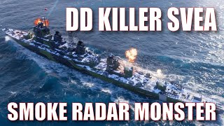 Svea Swedish Pan EU Light Cruiser World of Warships Wows Review Guide [upl. by Bamberger]