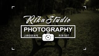 Cara membuat logo Photography menggunakan photoshop [upl. by Dlarrej]