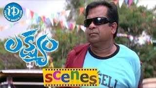 Lakshyam Movie Scenes  Brahmanandam Plans to Kill Gopichand  Comedy Scene [upl. by Laurance485]