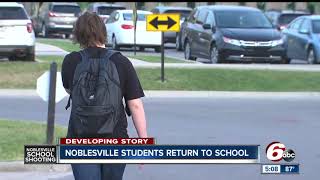 Noblesville students return to class days after school shooting [upl. by Giamo]