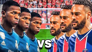 11 NEYMAR vs 11 VINICIUS JR no FIFA 22 [upl. by Sebastian]