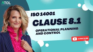 ISO 14001 Clause 81 Operational Planning and Control  Auditor Training Online [upl. by Dorella234]