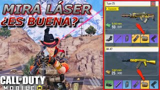 ¿La MIRA LÁSER y DISPARAR DE CADERA es BUENO en BATTLE ROYALE🤔 MEJORA UN 200  COD MOBILE [upl. by Ahsiet286]