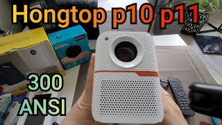 Projektor Led Hongtop p10 p11 Test taniego projektora Led z AliExpress [upl. by Endo]