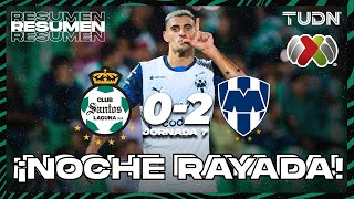 HIGHLIGHTS  Santos 02 Monterrey Liga Mx AP2024  J7  TUDN [upl. by Dev]