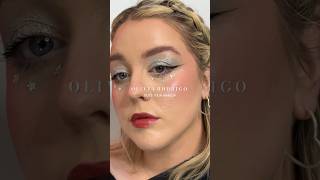 OLIVIA RODRIGO GUTS TOUR MAKEUP LOOK silver glitter stars makeup tutorial oliviarodrigo gutstour [upl. by Winn335]