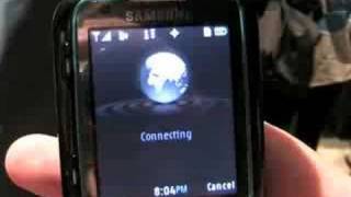 Samsung Rant Sprint  Handson  CTIA FAll 08 [upl. by Nickles]