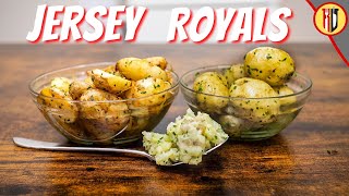 Jersey Royals Potatoes  3 simple ways of cooking [upl. by Reyna668]