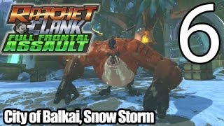 Ratchet amp Clank Full Frontal Assault Part 6  City of Balkai Snow Storm [upl. by Larena]