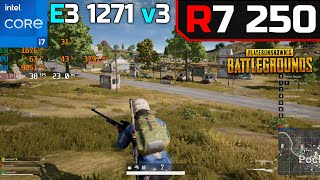 PUBG PC on Xeon E3 1271 v3  R7 250 2GB  720p low  FPS [upl. by Niroc]