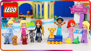 ♥ LEGO Disney Princess Compilation 2015 SEASON 2 Aurora Rapunzel Merida Jasmine [upl. by Egief]