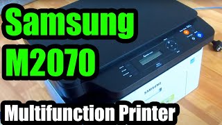 Samsung M2070 Multifunction Laser printer Unboxing Quick Review [upl. by Wadesworth781]