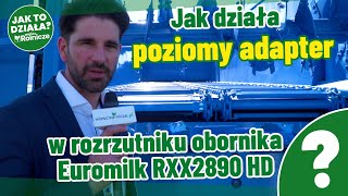 Jak działa poziomy adapter w rozrzutniku obornika Euromilk RXX 2890 HD [upl. by Adnauqaj]